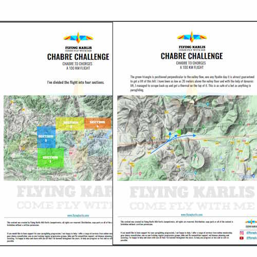 Chabre challenge - guide to a 100 km flight from Chabre France a step by step explenation about valley winds thermals convergance paragliding flights from Laragne monteglin